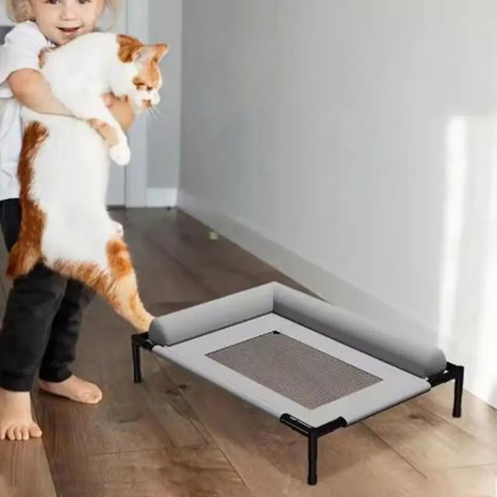 Washable Mesh Elevated Dog Beds Removable Breathable
