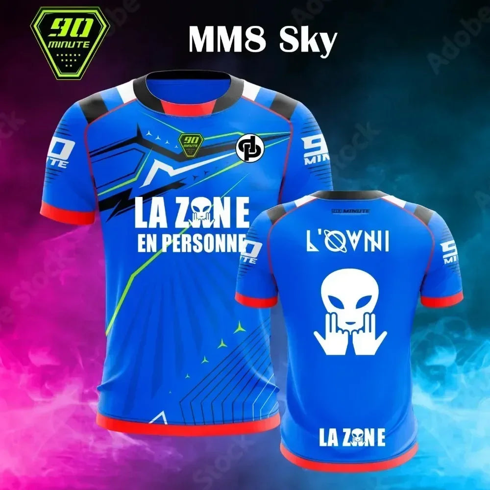 24-25 Men's PSG Fourth Jersey Football Oversized Sports
