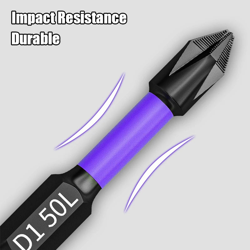 Magnetic Impact Phillips Bit Anti-Slip Long Screwdriver