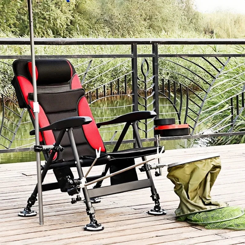 Outdoor Retractable Fishing Chair Portable Fishing
