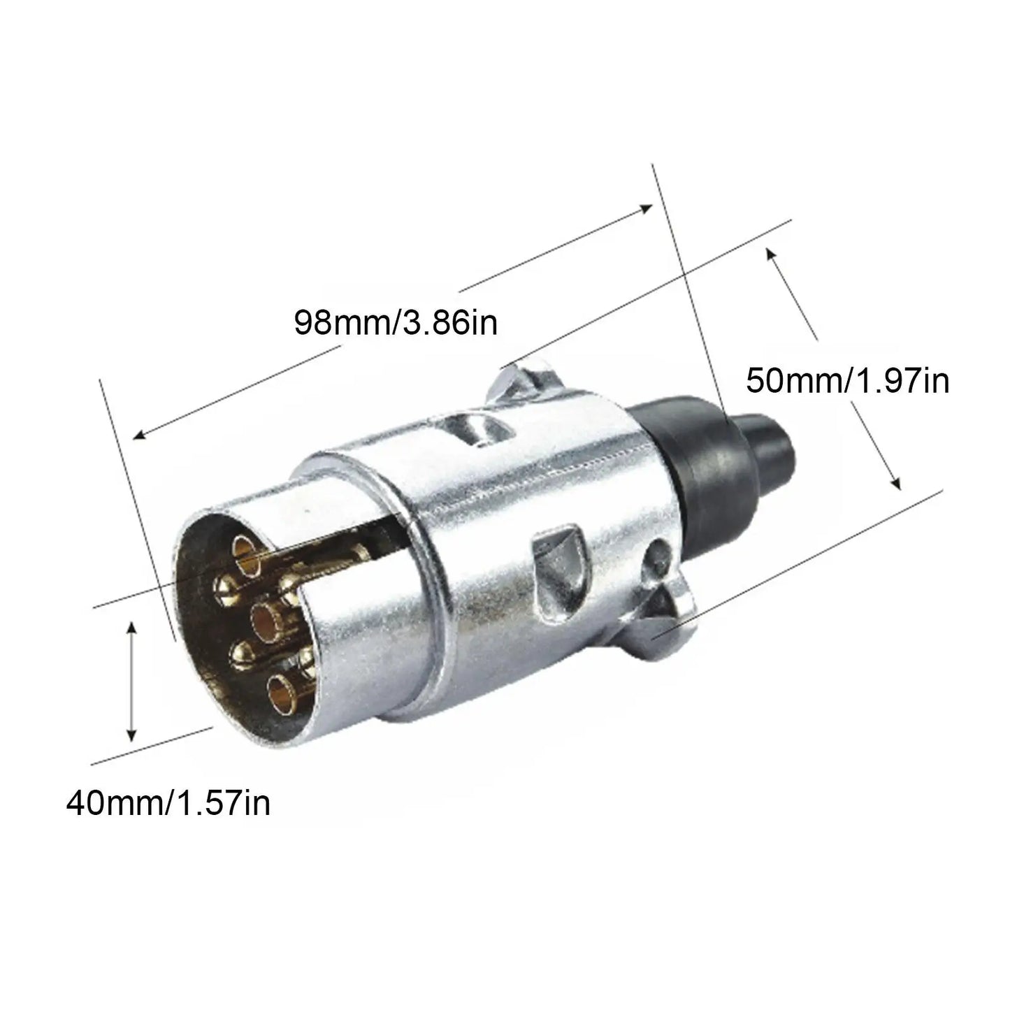 New Durable 7 Pin Aluminium