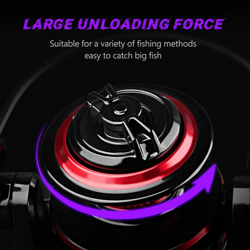 DEUKIO Fishing Reel 2000-7000 Max Drag 12KG