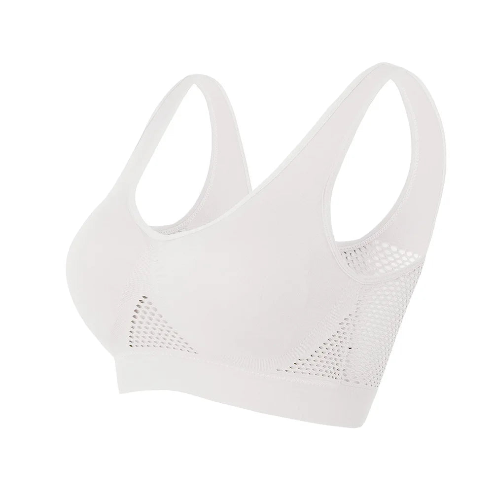 Ademende sportbeha Top Fitness Dames Beha