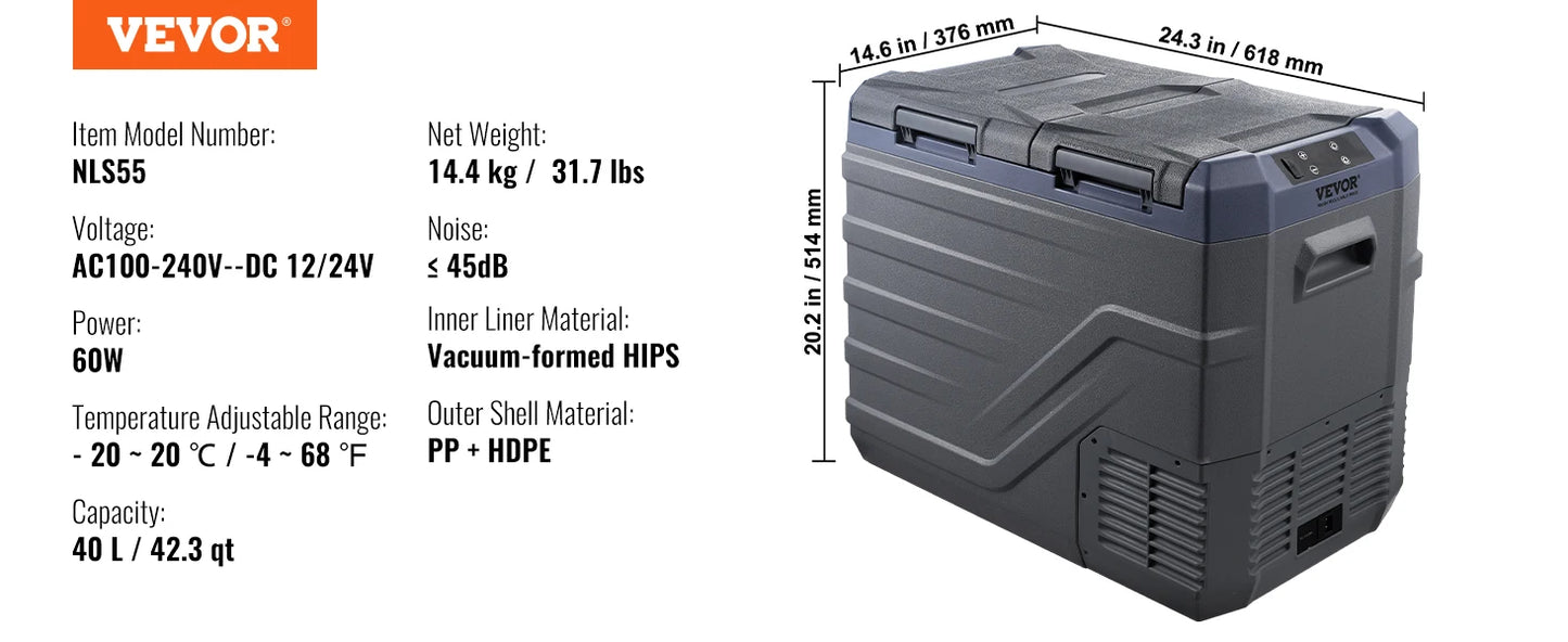 SucceBuy 8L to 75L Car Refrigerator
