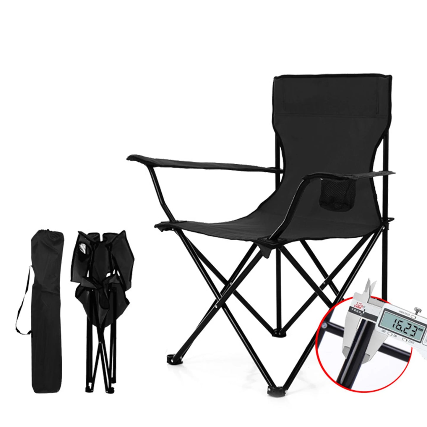 Greatoyar Folding Steel Camping Chair, Folding