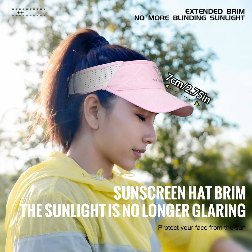 WRELS Sports Sun Visor Men Women Lightweight Packable