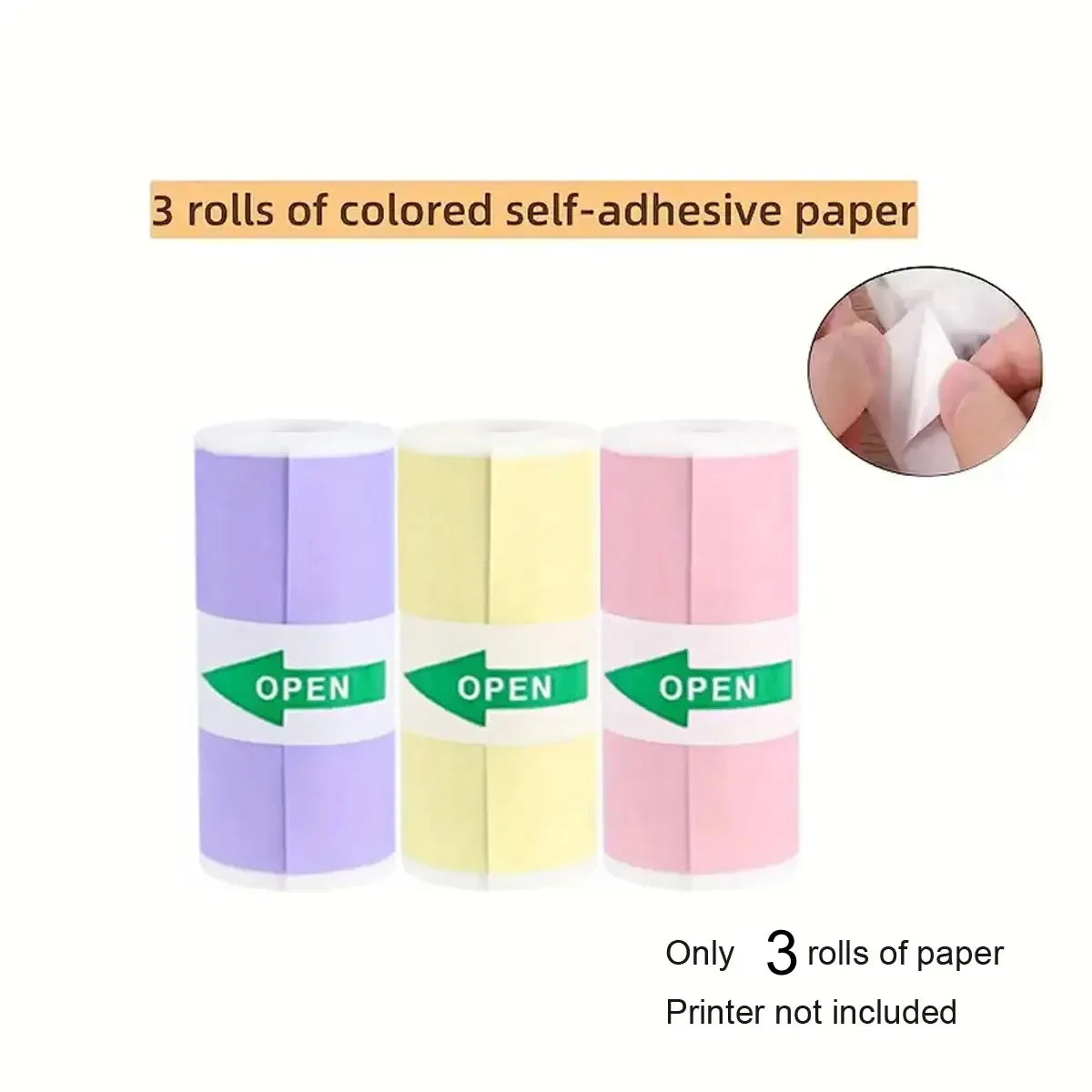 Mini Printer, Inkless Sticker Maker,