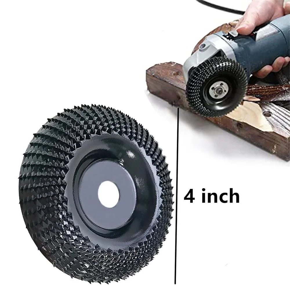 1PC Wood Carving Disc Grinder Wheel Disc 4 Inch