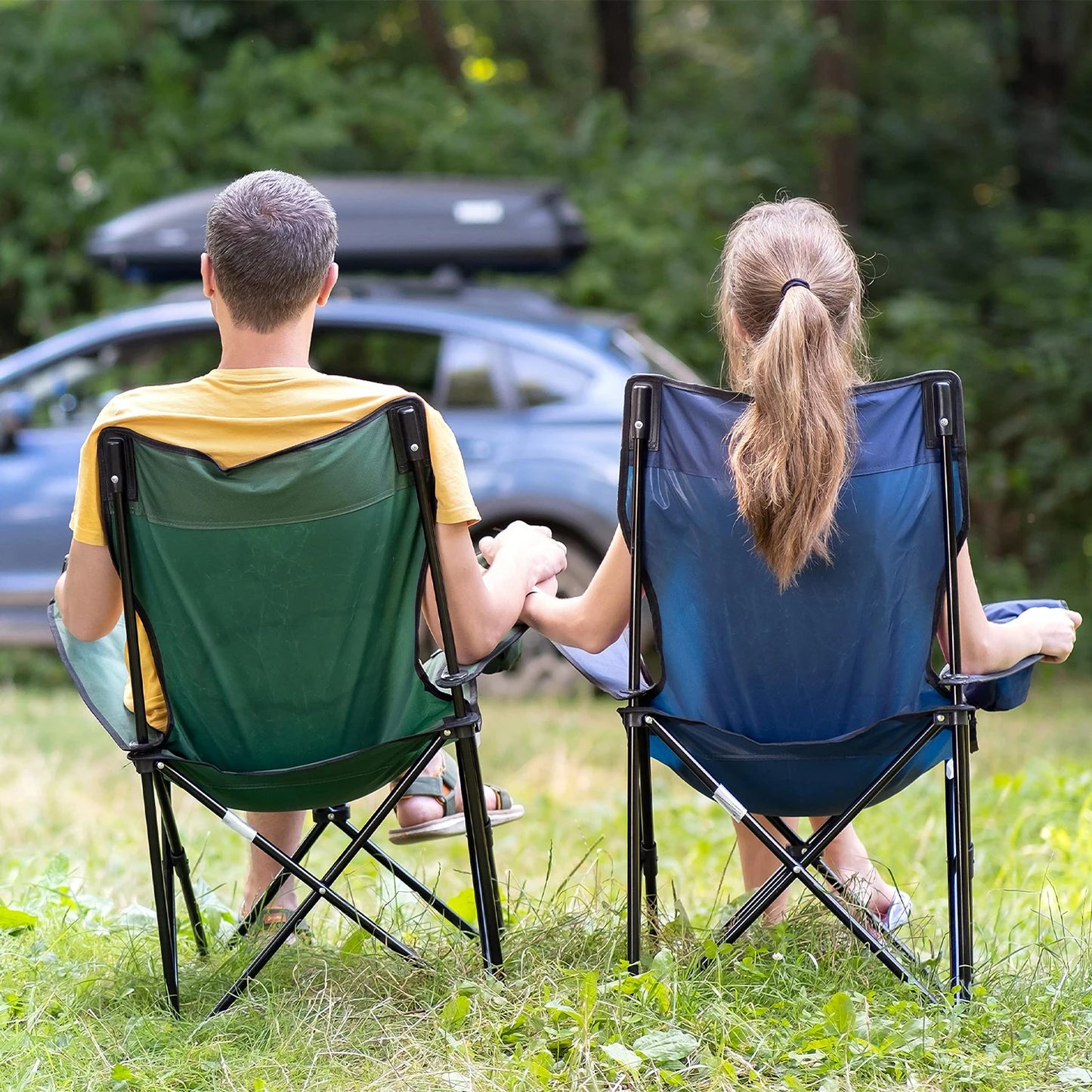 Greatoyar Folding Steel Camping Chair, Folding
