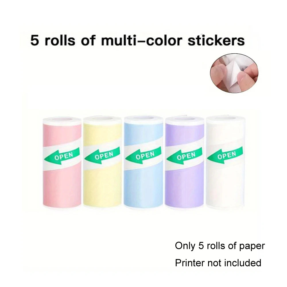 Mini Printer, Inkless Sticker Maker,