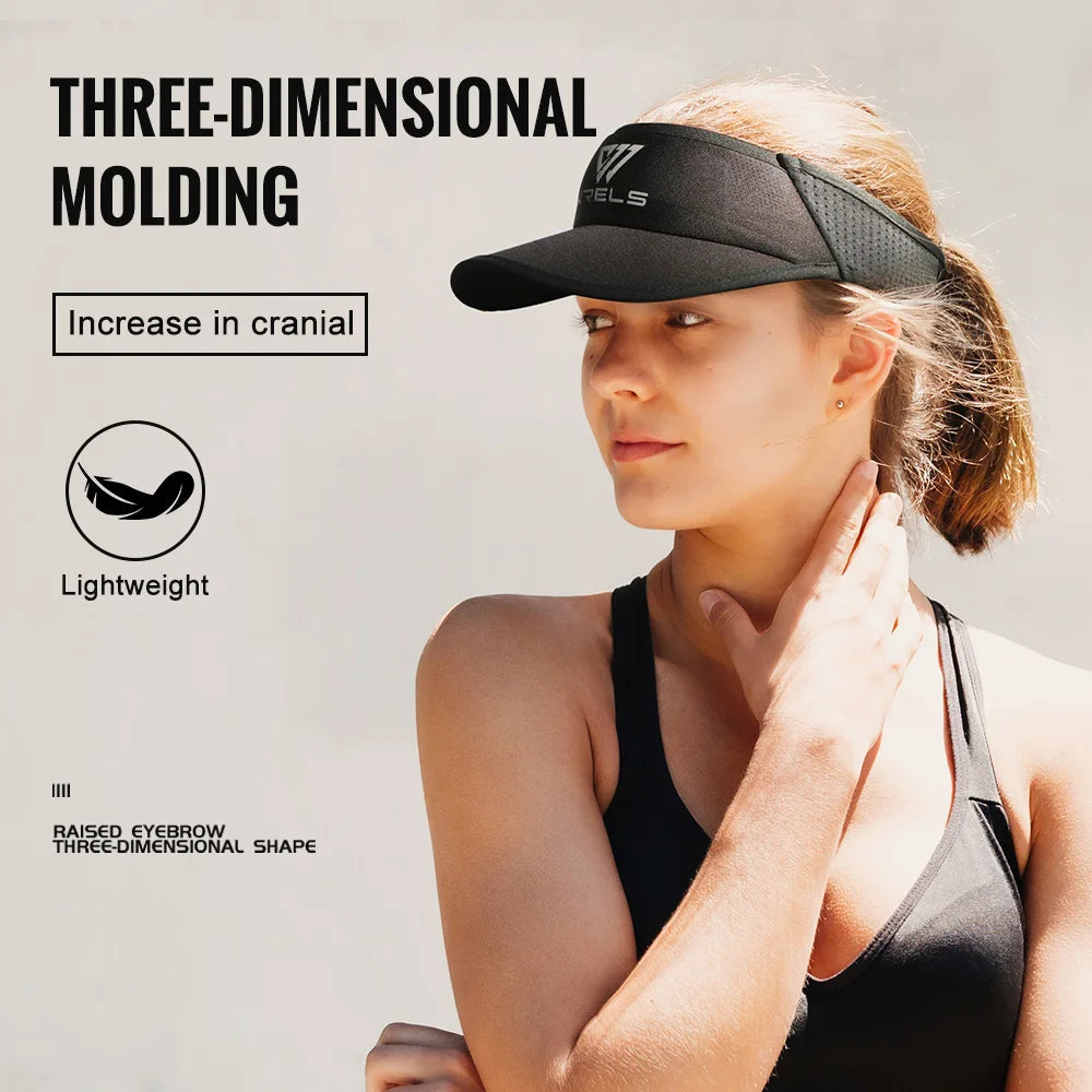 WRELS Sports Sun Visor Men Women Lightweight Packable