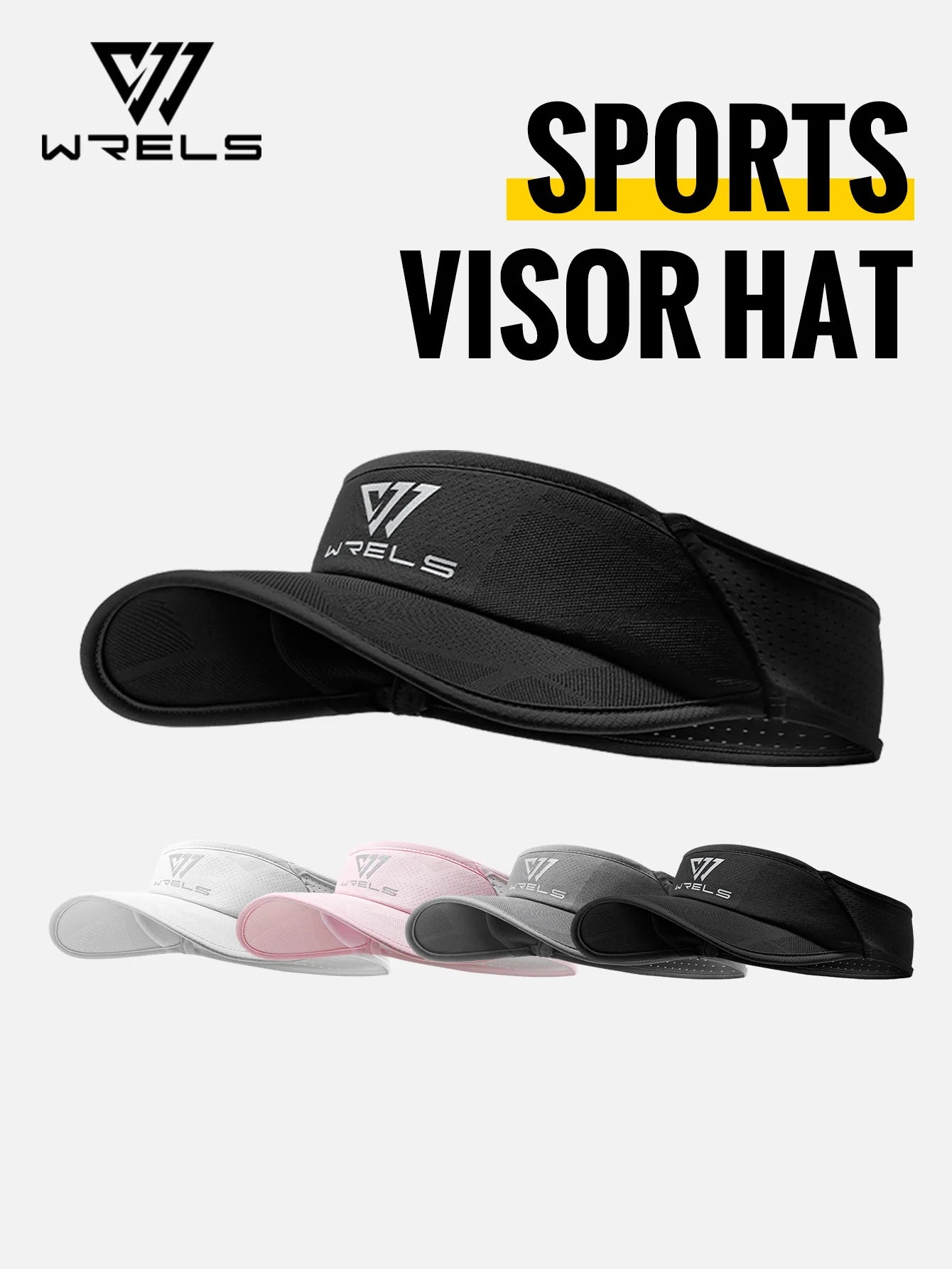 WRELS Sports Sun Visor Men Women Lightweight Packable