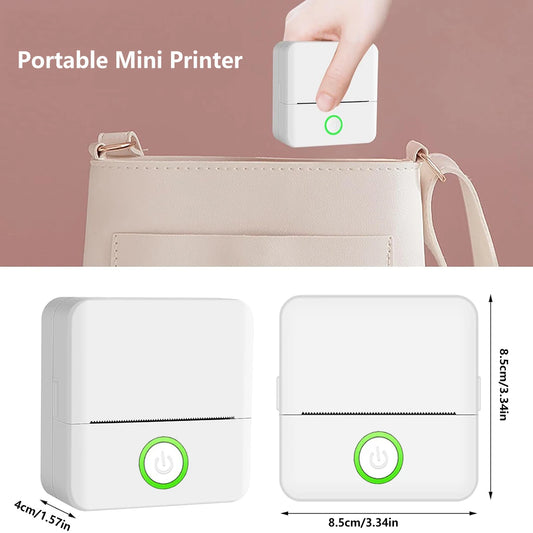 Mini Printer, Inkless Sticker Maker,