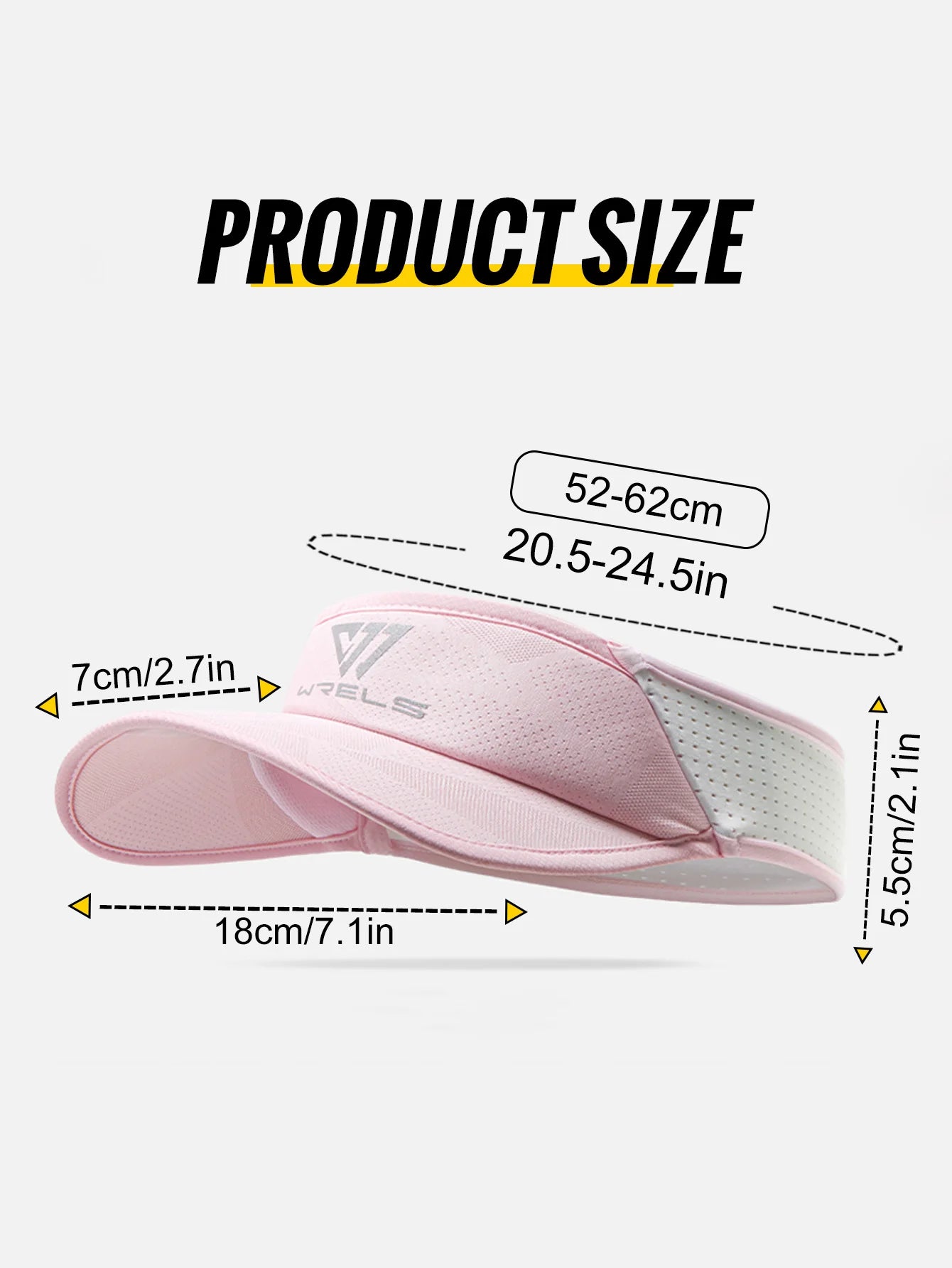 WRELS Sports Sun Visor Men Women Lightweight Packable