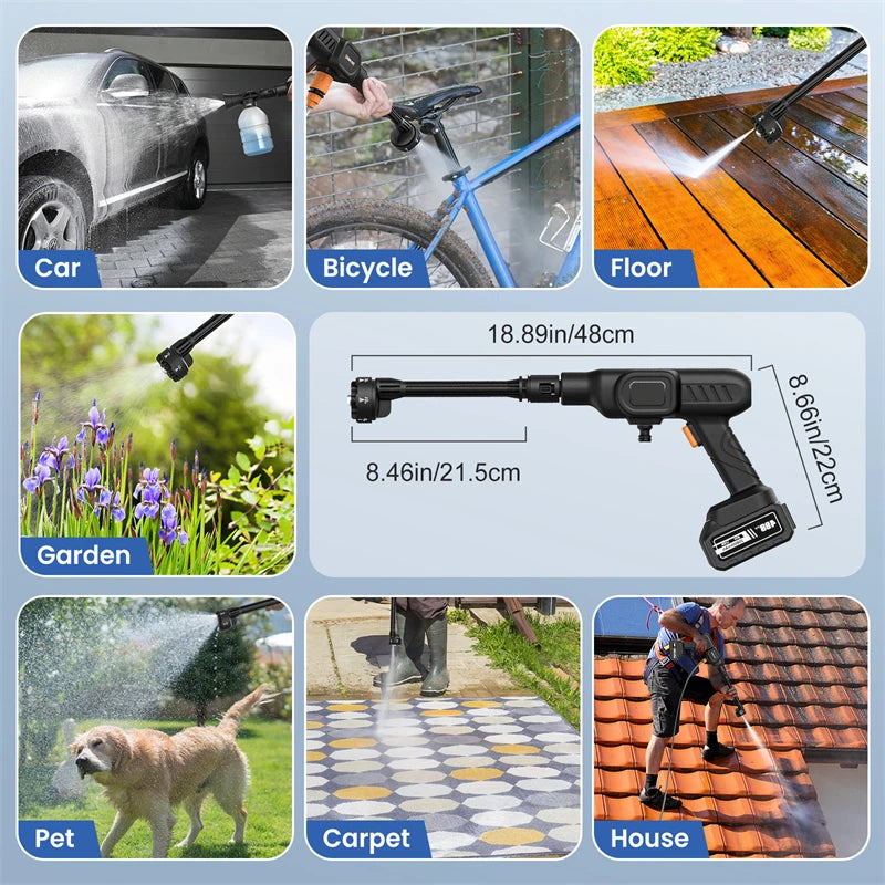 6 in 1 60Bar High Pressure Washer