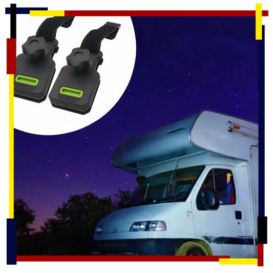 2Pcs RV Awning Clamps Rustproof Heavy Duty Grips