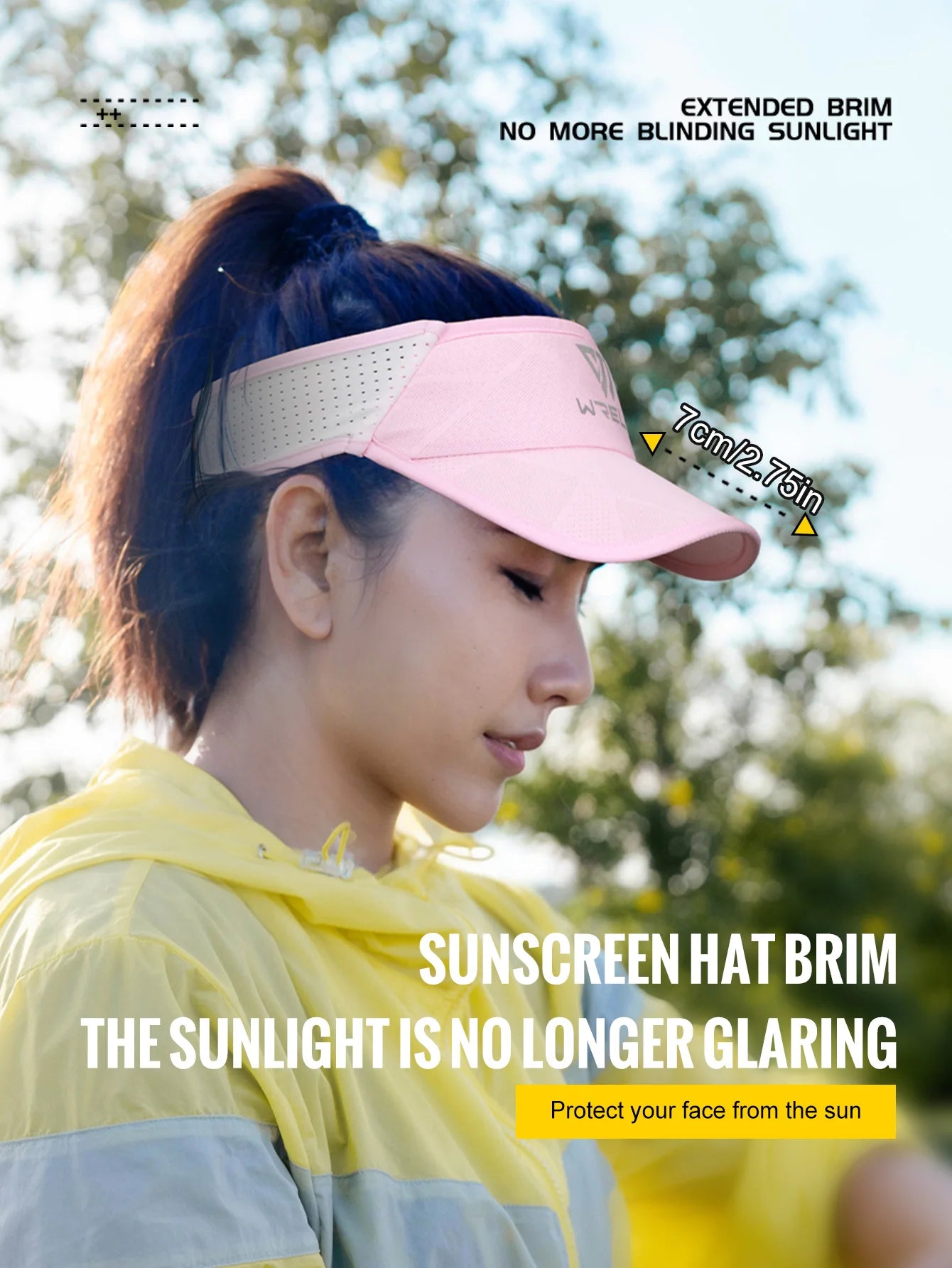 WRELS Sports Sun Visor Men Women Lightweight Packable