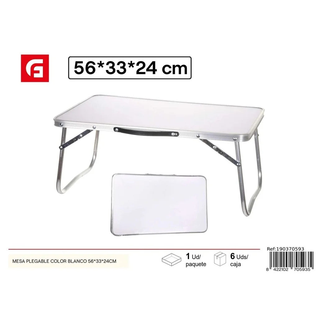 White folding table 56x33x24 cm - Decorative furniture