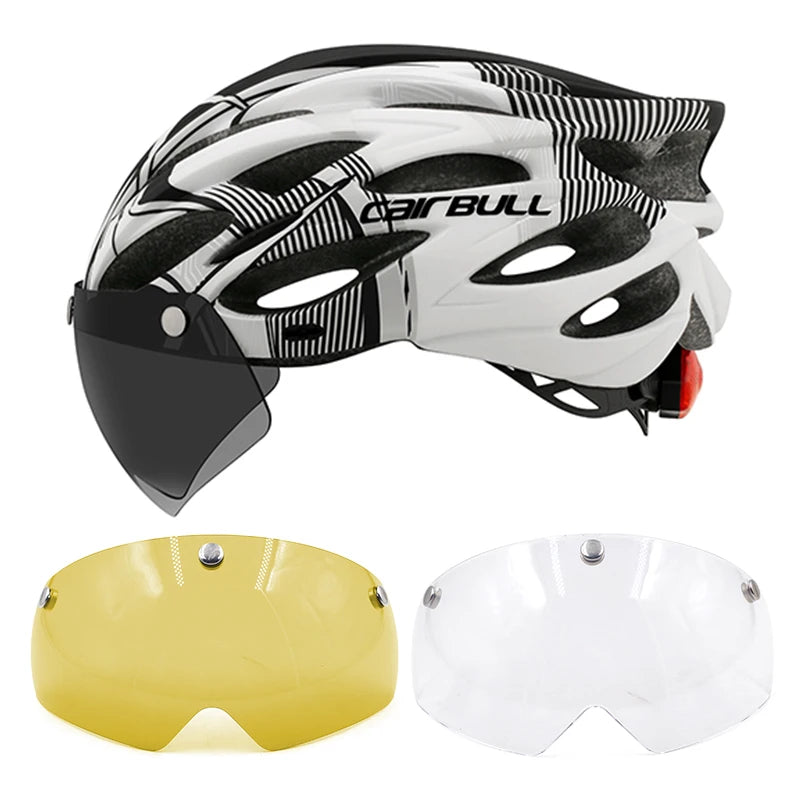 Fietshelm Licht Race Mtb Mountainbike Fiets Led
