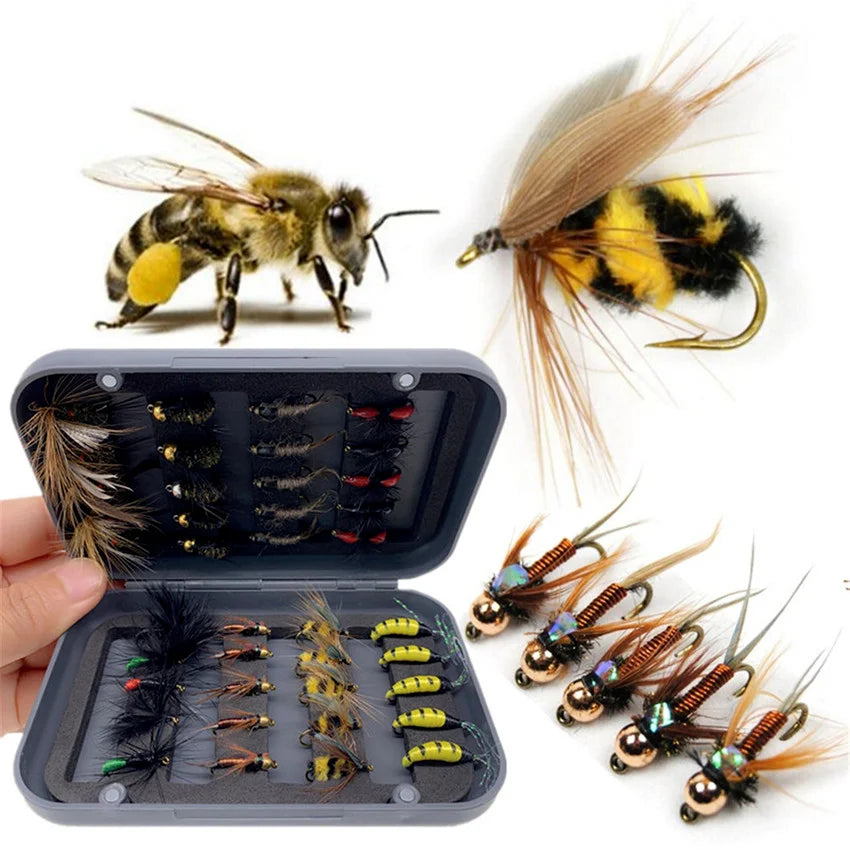 Trout Fly Fishing Flies Collection 32-112Pcs