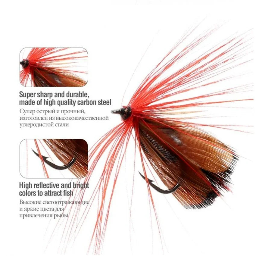 Trout Fly Fishing Flies Collection 32-112Pcs