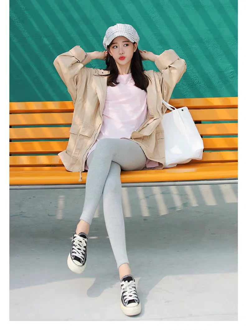 Ribbed leggings for women 2025 high waist