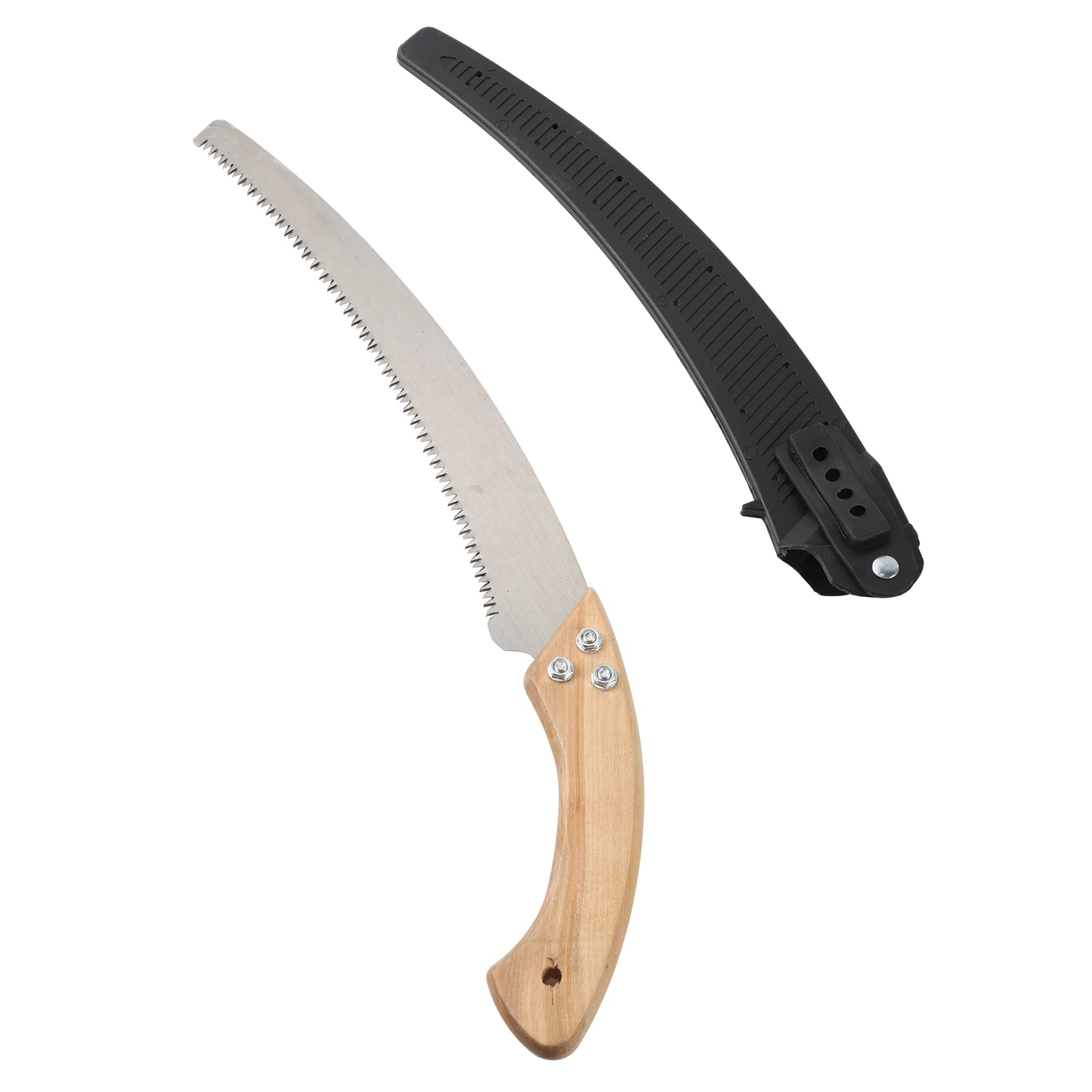 Wood Handle 3 Cutting Edges Pruning Hand Saw Portable Tree Trimmers Outdoor