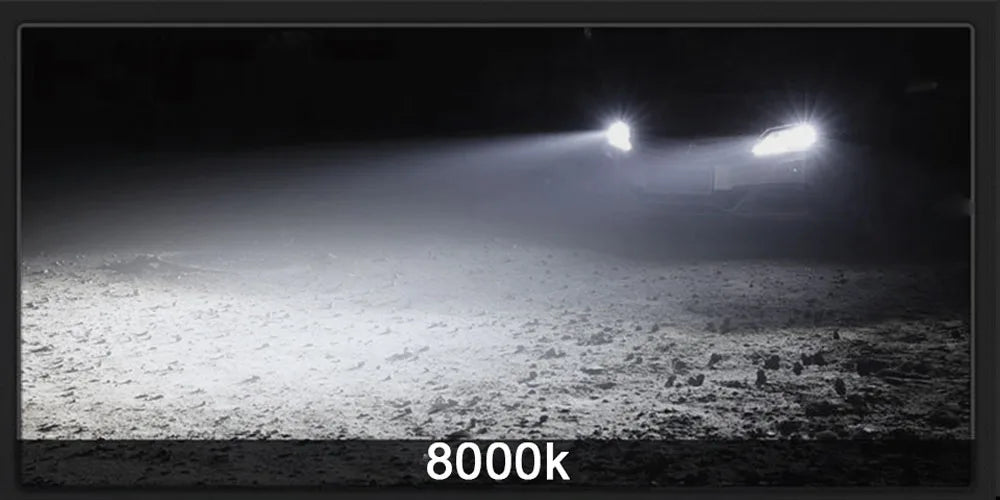 2Pcs H7 H4 Led Super Bright CSP Car Fog Light Bulbs
