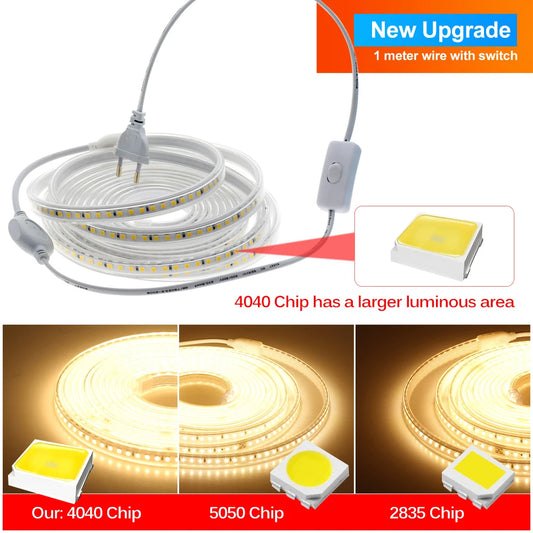 New Arrival 220V LED Strip 4040 High Safety High