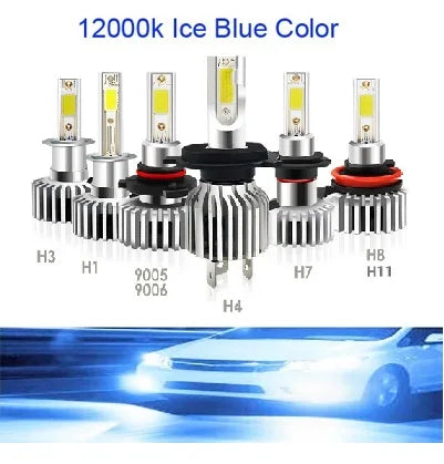 2pcs 60W 12000LM Car LED Headlight
