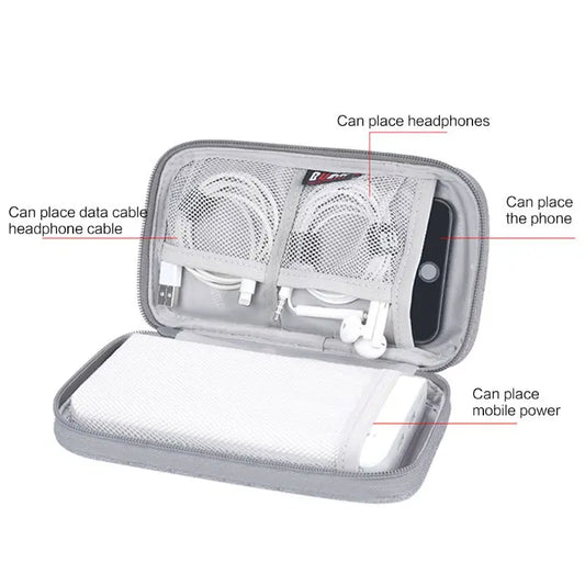Durable Polyester Power Bank Pouch Storage Bag Mini Protable