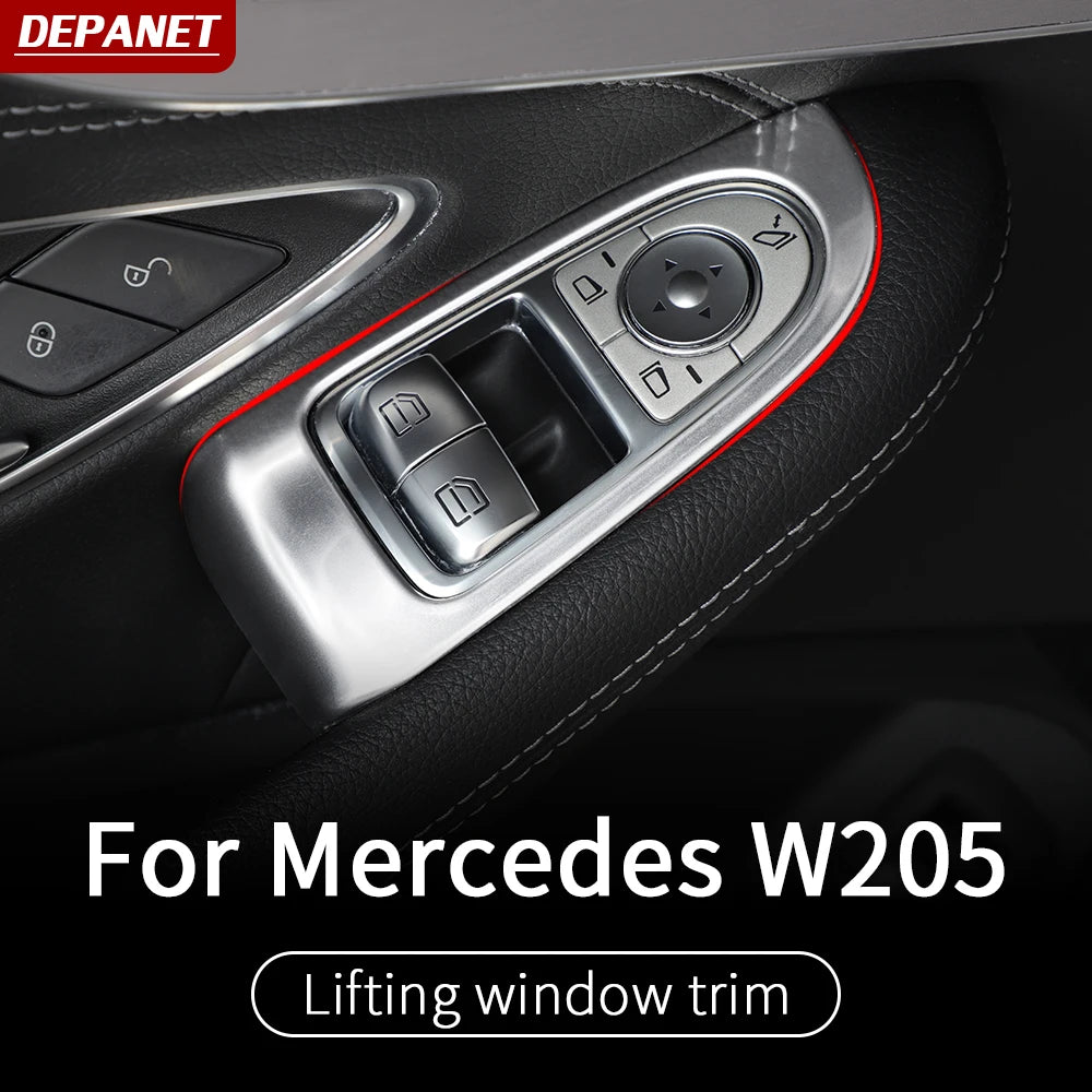 Rear cup holder trim For Mercedes w205 amg coupe