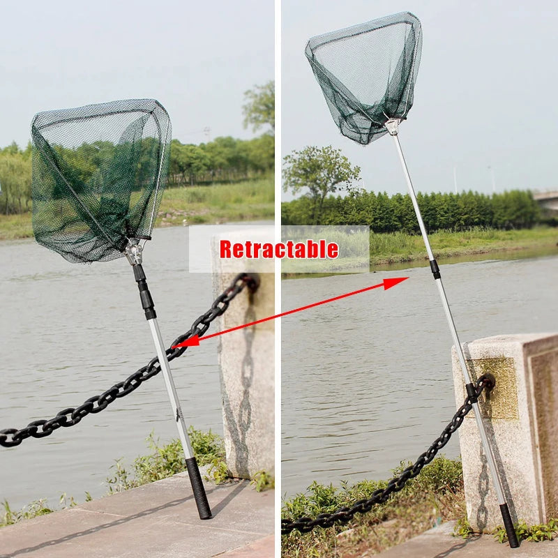 190cm 92cm 55cm Telescopic Landing Net Folding Fishing Pole