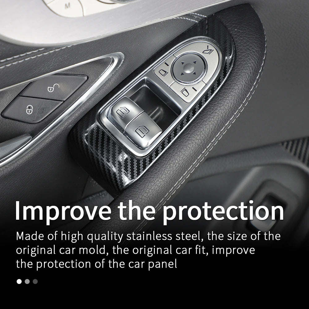 Rear cup holder trim For Mercedes w205 amg coupe