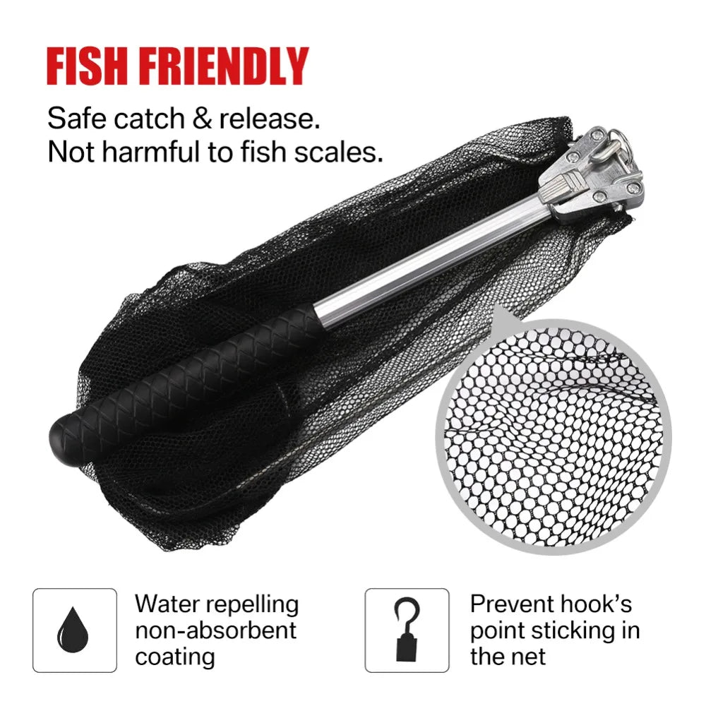 190cm 92cm 55cm Telescopic Landing Net Folding Fishing Pole