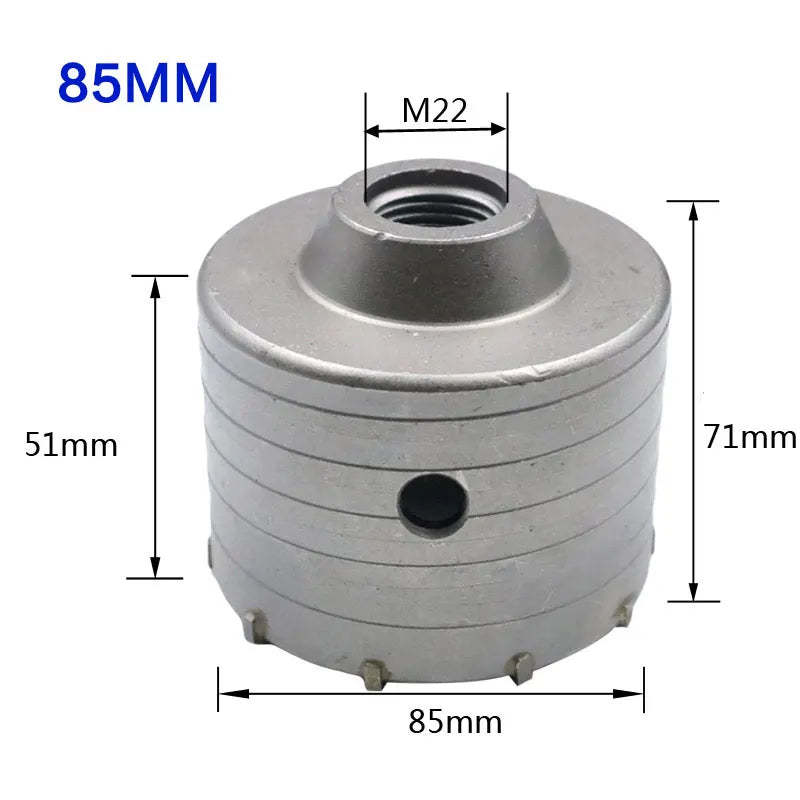 SDS Concrete Hole Saw 30-160mm Electric