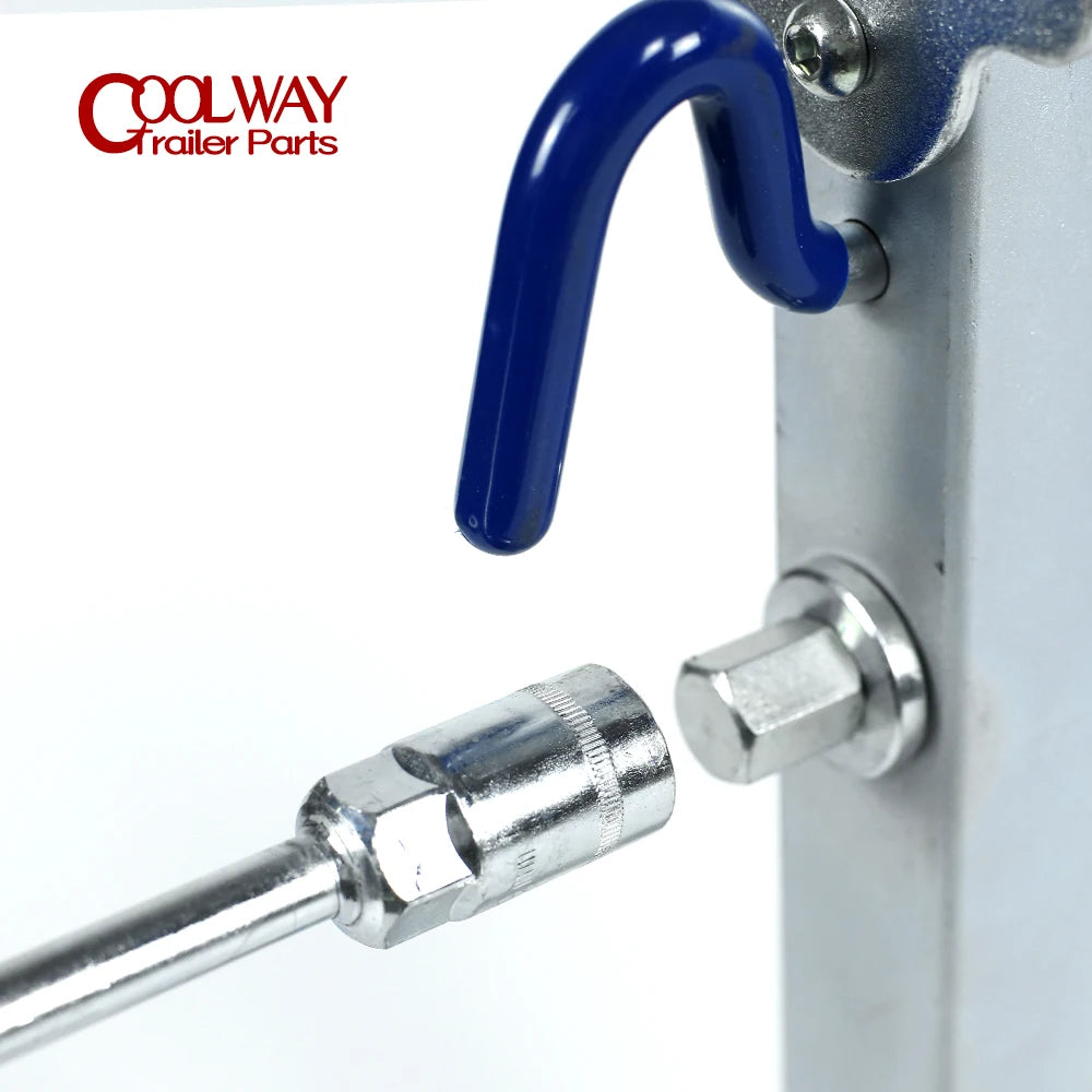 2PCS Trailer Stabilser Legs With a Handler  350~490mm Caravan Parking