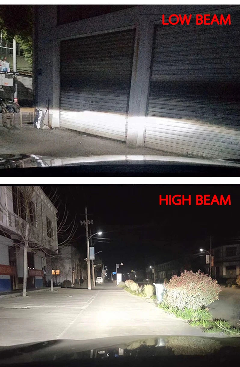 2pcs 60W 12000LM Car LED Headlight Bulbs