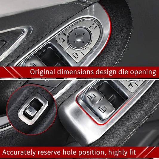 Rear cup holder trim For Mercedes w205 amg coupe