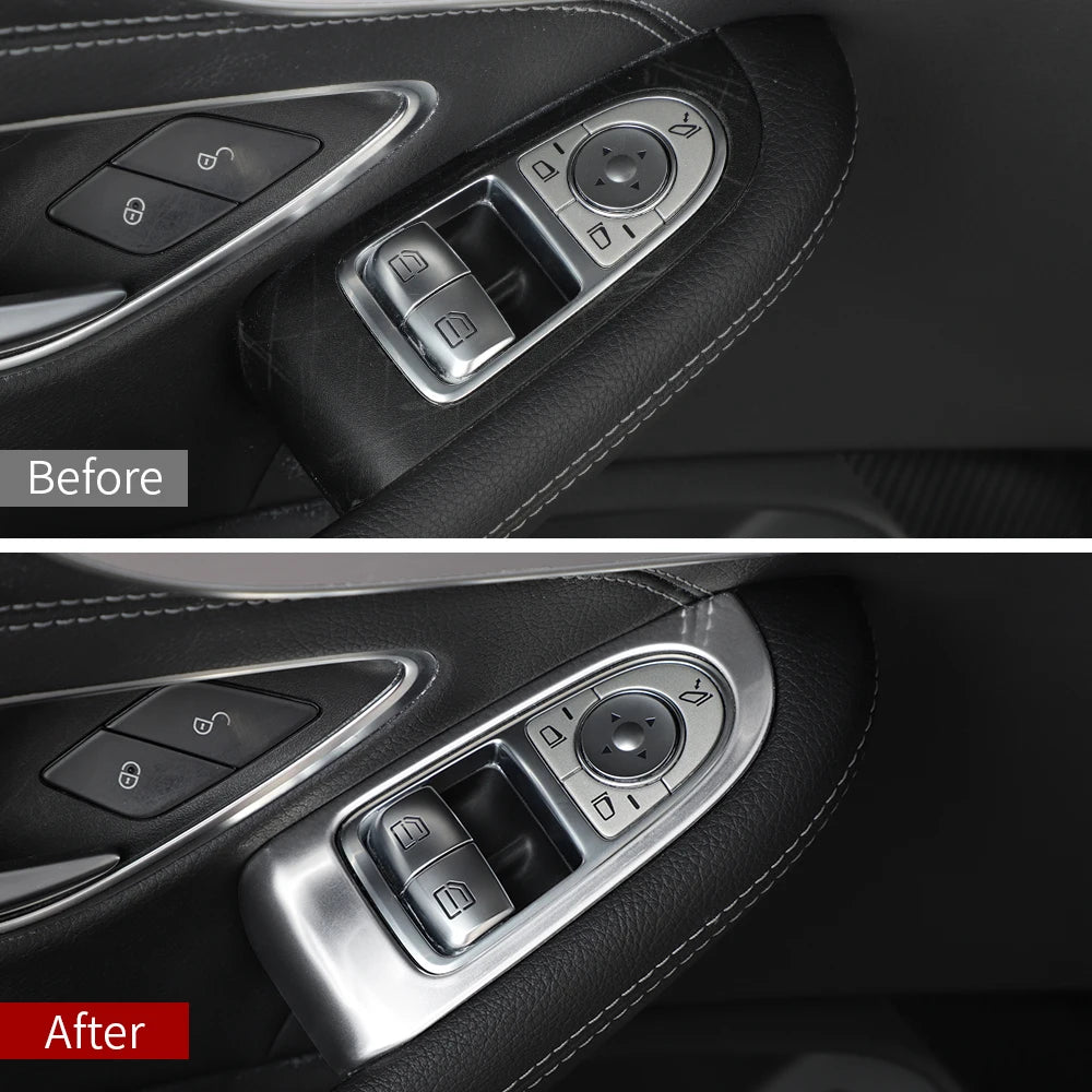 Rear cup holder trim For Mercedes w205 amg coupe