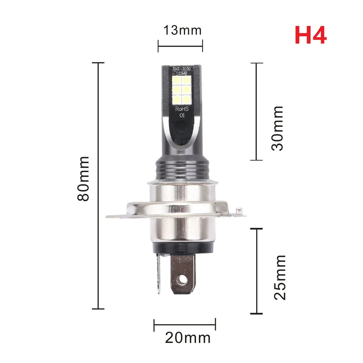 2Pcs 9005 9006 LED Headlight H11 H8 H9 H10 H1 H3