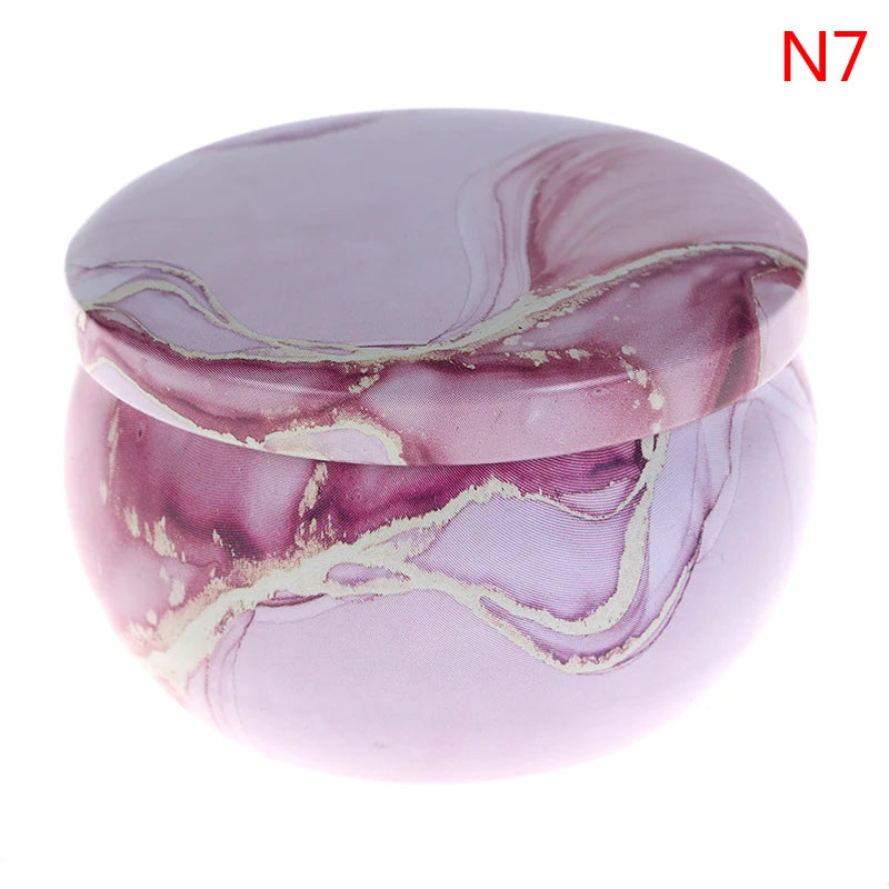 Scented candles Empty Box with flowers