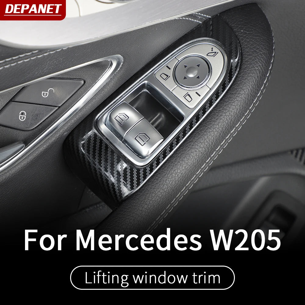 Rear cup holder trim For Mercedes w205 amg coupe
