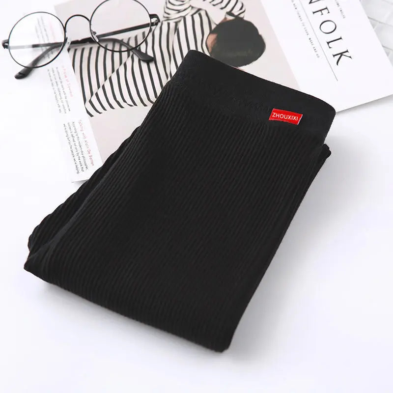 Ribbed leggings for women 2025 high waist