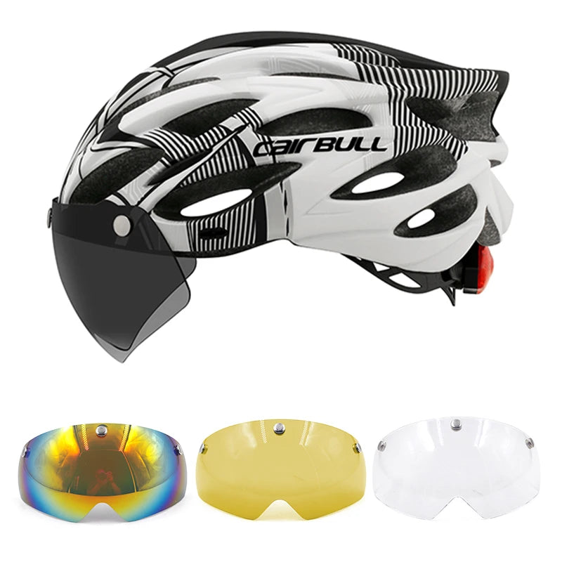 Fietshelm Licht Race Mtb Mountainbike Fiets Led