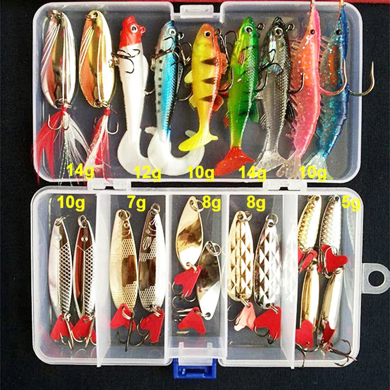 Kit Fishing Lures Set Hard Artificial Wobblers