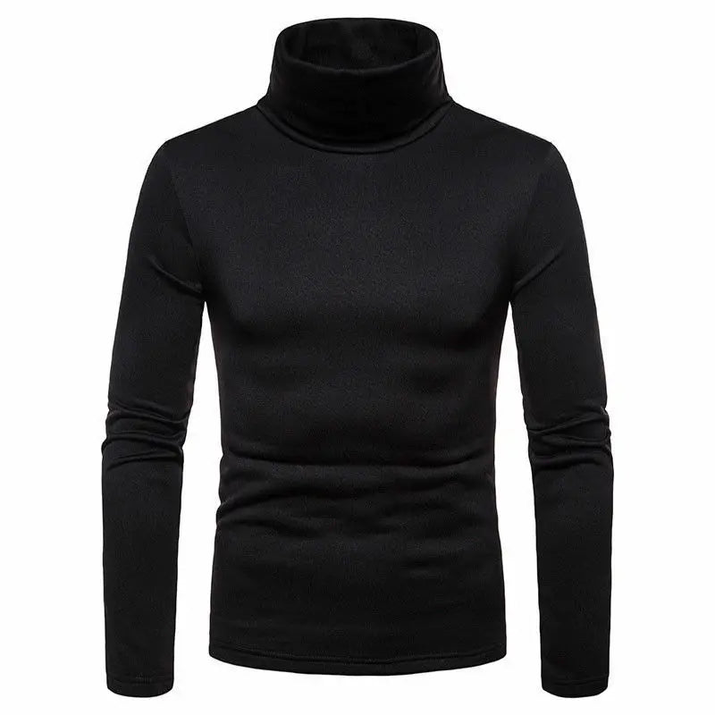 Men's Sweaters Winter Autumn Turtleneck Long Sleeve Plain