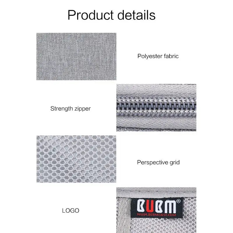 Durable Polyester Power Bank Pouch Storage Bag Mini Protable