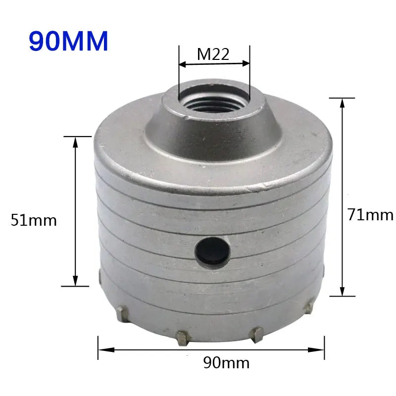 SDS Concrete Hole Saw 30-160mm Electric