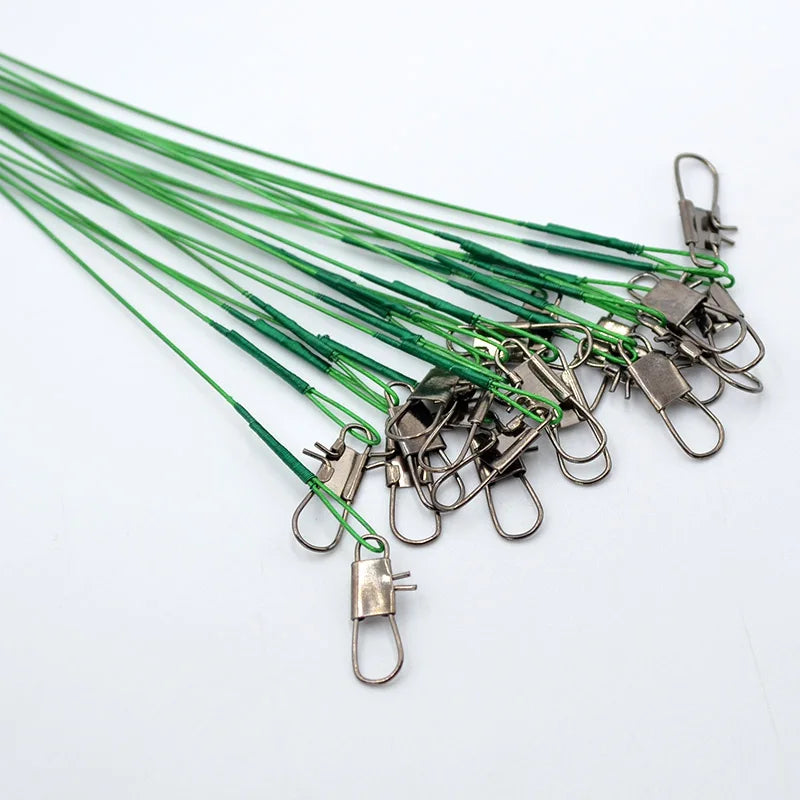 20 pcs/lot Stainless Steel Wire Leader 15cm/21cm/30cm